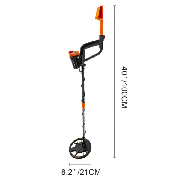 VEVOR Metal Detector Waterproof Disc Underwater Underground High Accuracy Sensitive LCD Display Humanity for Adults and Children - Image 6