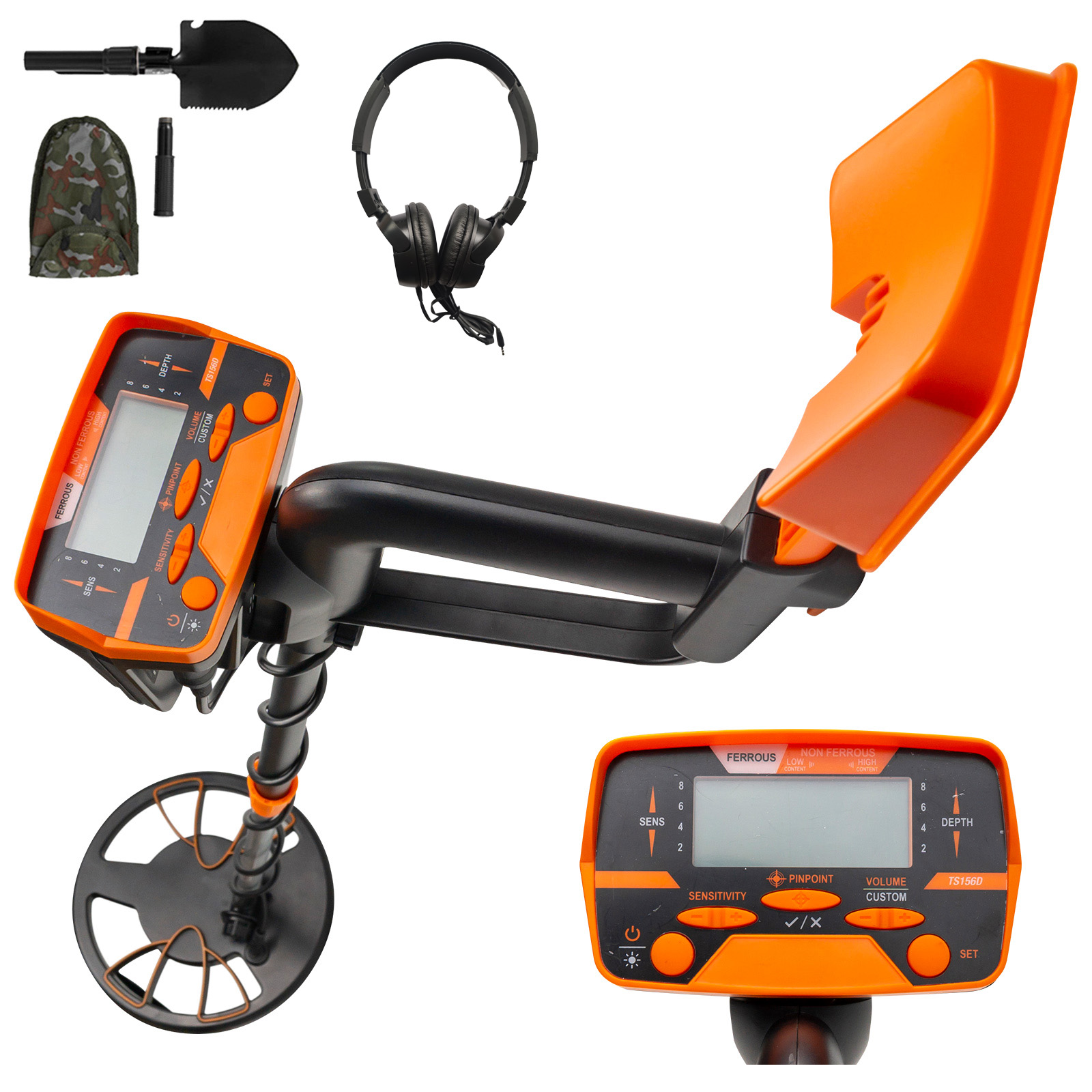 VEVOR Metal Detector Waterproof Disc Underwater Underground High Accuracy Sensitive LCD Display Humanity for Adults and Children VEVOR Metal Detector Waterproof Disc Underwater Underground High Accuracy Sensitive LCD Display Humanity for Adults and Children