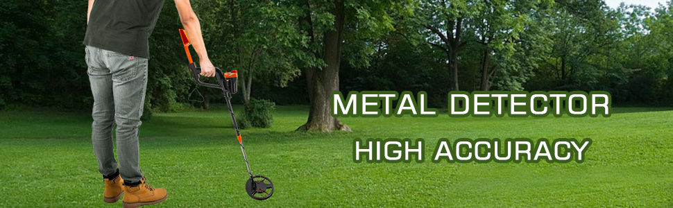 VEVOR Metal Detector Waterproof Disc Underwater Underground High Accuracy Sensitive LCD Display Humanity for Adults and Children VEVOR Metal Detector Waterproof Disc Underwater Underground High Accuracy Sensitive LCD Display Humanity for Adults and Children