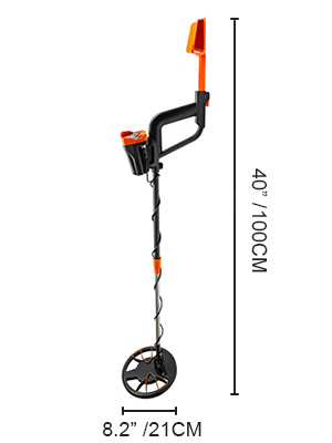 VEVOR Metal Detector Waterproof Disc Underwater Underground High Accuracy Sensitive LCD Display Humanity for Adults and Children VEVOR Metal Detector Waterproof Disc Underwater Underground High Accuracy Sensitive LCD Display Humanity for Adults and Children