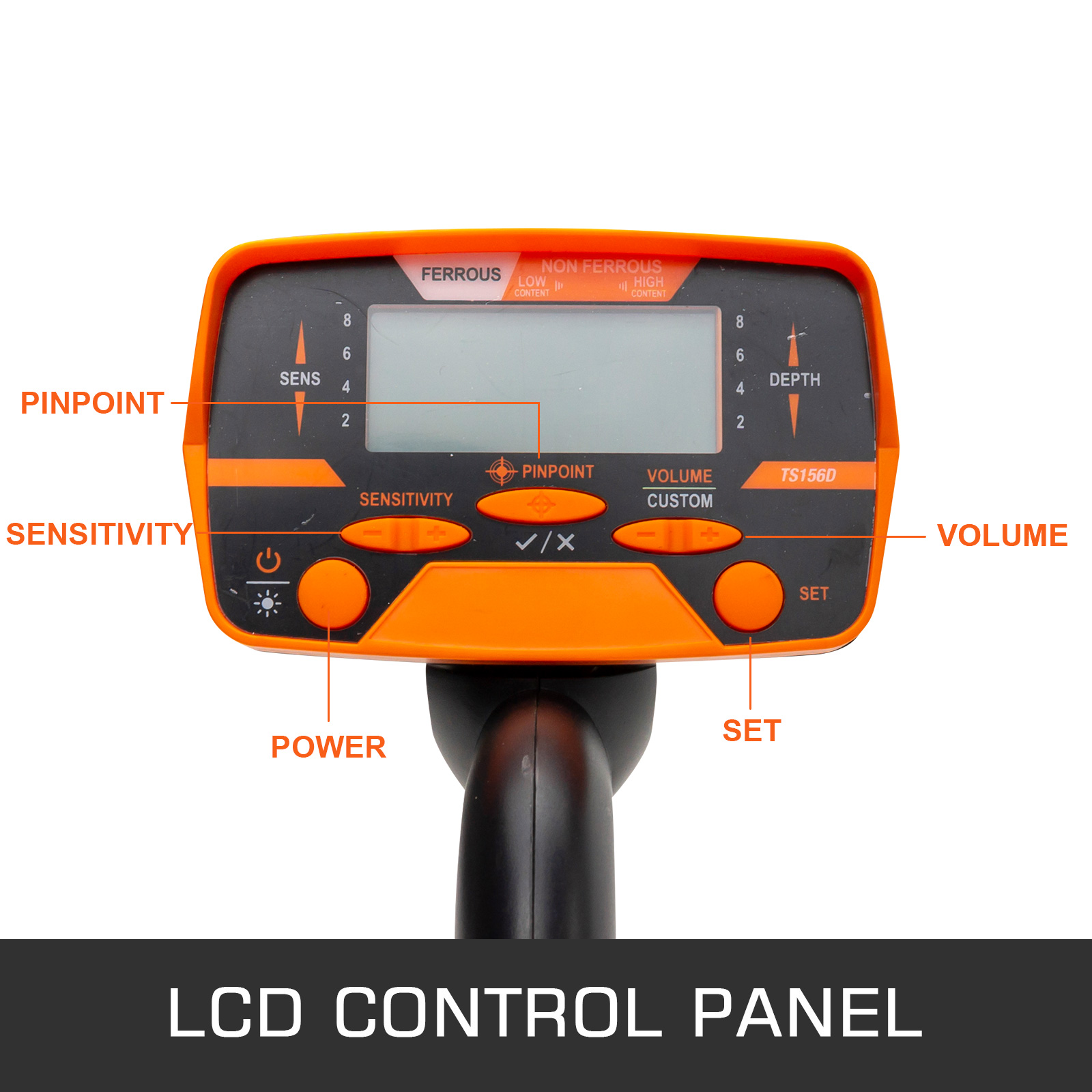 VEVOR Metal Detector Waterproof Disc Underwater Underground High Accuracy Sensitive LCD Display Humanity for Adults and Children VEVOR Metal Detector Waterproof Disc Underwater Underground High Accuracy Sensitive LCD Display Humanity for Adults and Children