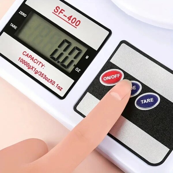New 5kg/7kg/10kg Electronic Food Scale for Cooking Baking Weighing Measuring Scale Display Digital Kitchen Scale 1g High Precise - Image 2