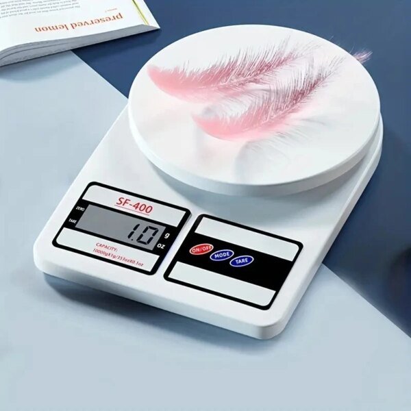New 5kg/7kg/10kg Electronic Food Scale for Cooking Baking Weighing Measuring Scale Display Digital Kitchen Scale 1g High Precise - Image 3