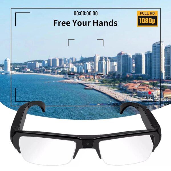 1080P HD Mini Camera Glasses DVR Glasses Camera Sports Video Glasses Outdoor Glasses Camera Conference Process, Driving, etc. - Image 3