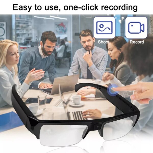 1080P HD Mini Camera Glasses DVR Glasses Camera Sports Video Glasses Outdoor Glasses Camera Conference Process, Driving, etc. - Image 4