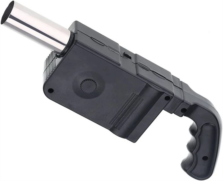 LMETJMA BBQ Air Blower Portable Handheld Electric BBQ Fan Outdoor Camping Barbecue Charcoal Grill Fan Fire Bellows Tool JT54