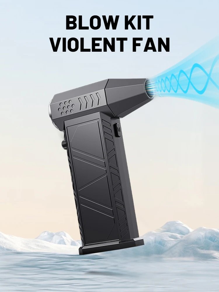 X9 Powerful Dust Blower 300000RPM Brushless Motor Outdoor Air Duster Blower Type-C Rechargeable Air Blower Cleaning PC Turbo Fan