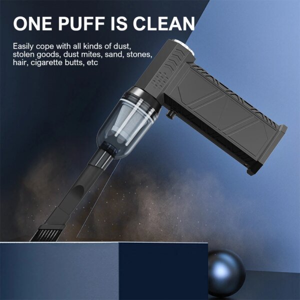 350000 RPM 8000mAh Pocket Dust Blower Mini Turbo Jet Fan Rechargeable 58m/s Turbo Violent Fan Powerful Blower for Cleaning - Image 2