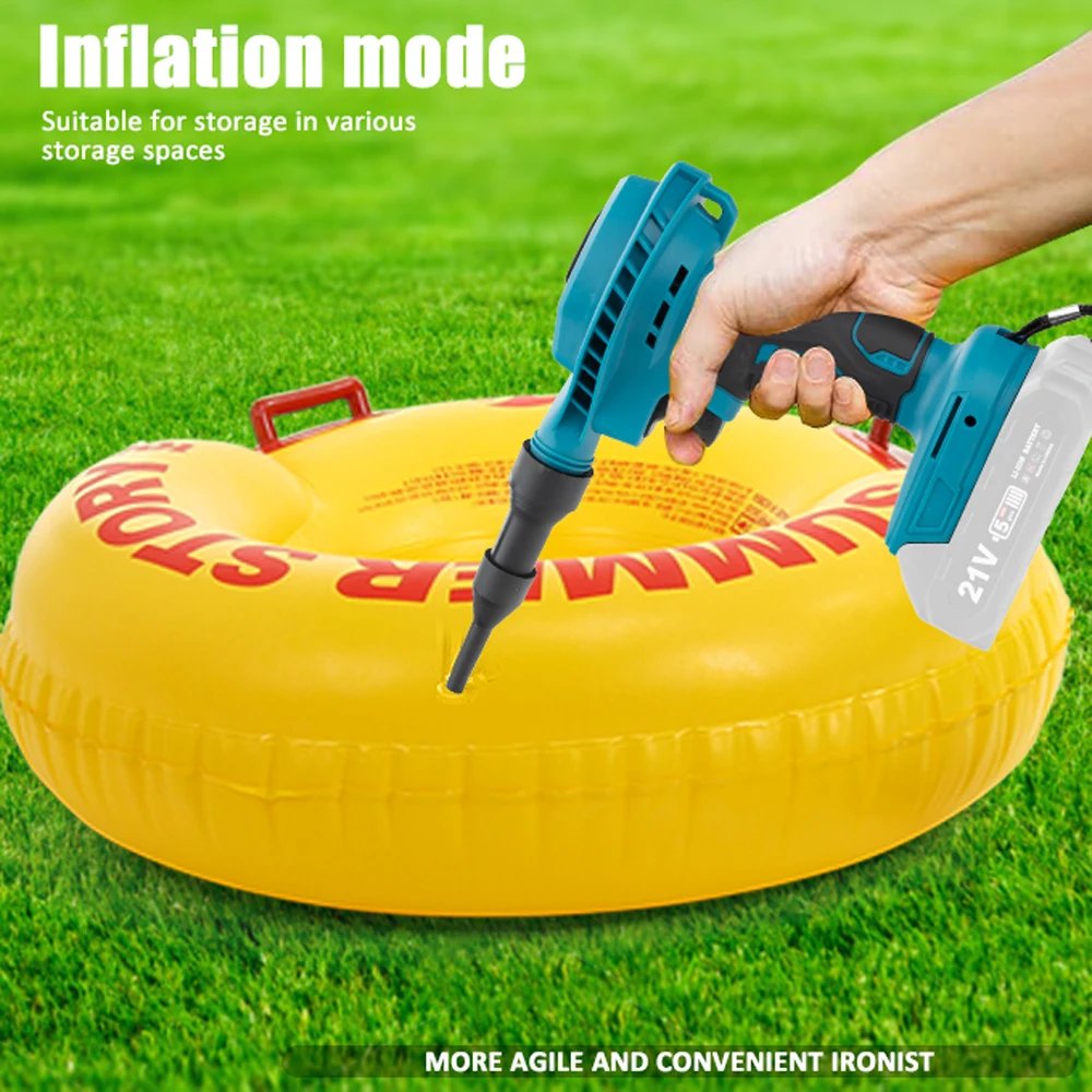 HILDA 2 IN 1  Electric Air Dust Collector Blower Dust Machine Rechargeable Electric Inflator Cleanner Blower For Makita Battery