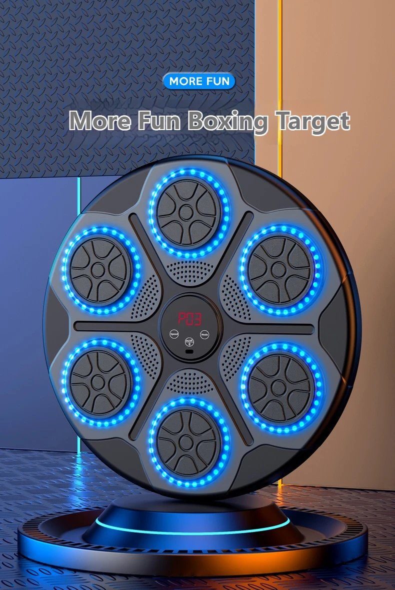 New Music Boxing Machine Smart Bluetooth Wall Mounted Music Boxing Trainer Gym Home Electronic Boxing Target Punching Equipment New Music Boxing Machine Smart Bluetooth Wall Mounted Music Boxing Trainer Gym Home Electronic Boxing Target Punching Equipment