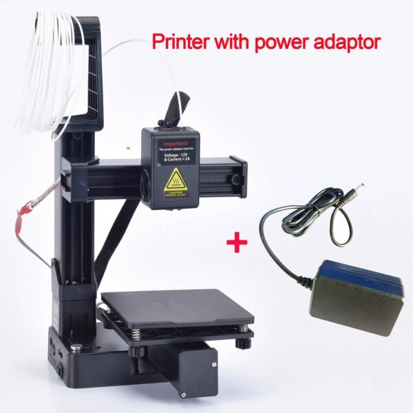 EasyThreed 3D Printer  Entry Level  Compatible with PLA TPU 1.75mm Filament  include Power Adaptor. - Image 6