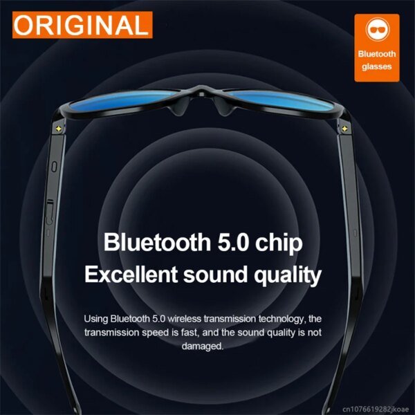 New Lecoo C8 Smart Glasses Original Headset Wireless Bluetooth 5.0 Sunglasses Headset Outdoor Sport Earphone HD Mic Calling Head - Image 2