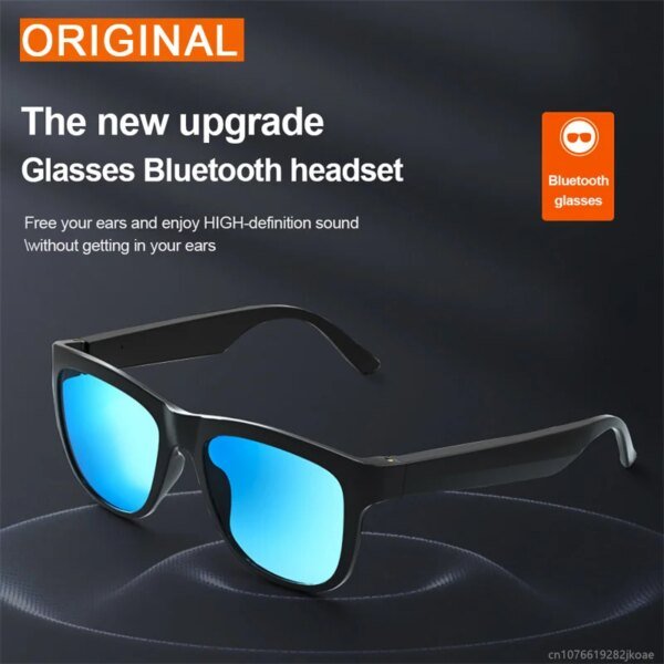 New Lecoo C8 Smart Glasses Original Headset Wireless Bluetooth 5.0 Sunglasses Headset Outdoor Sport Earphone HD Mic Calling Head