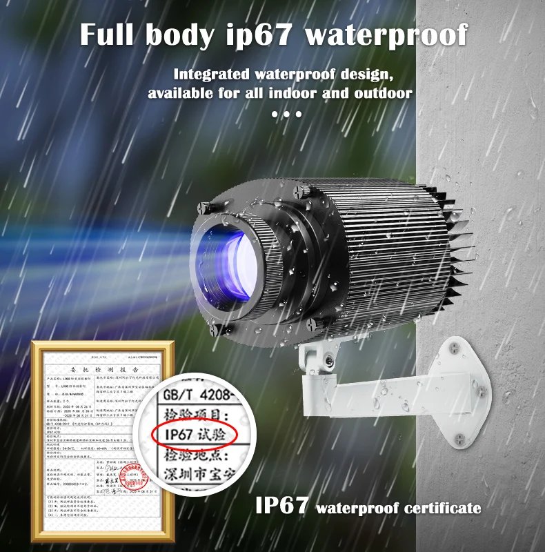 Custom Gobo Advertising Light Rersonnalisé Outdoor Waterproof IP67 Image Rotation Led Logo Projector On Shop Entrance Floor Custom Gobo Advertising Light Rersonnalisé Outdoor Waterproof IP67 Image Rotation Led Logo Projector On Shop Entrance Floor