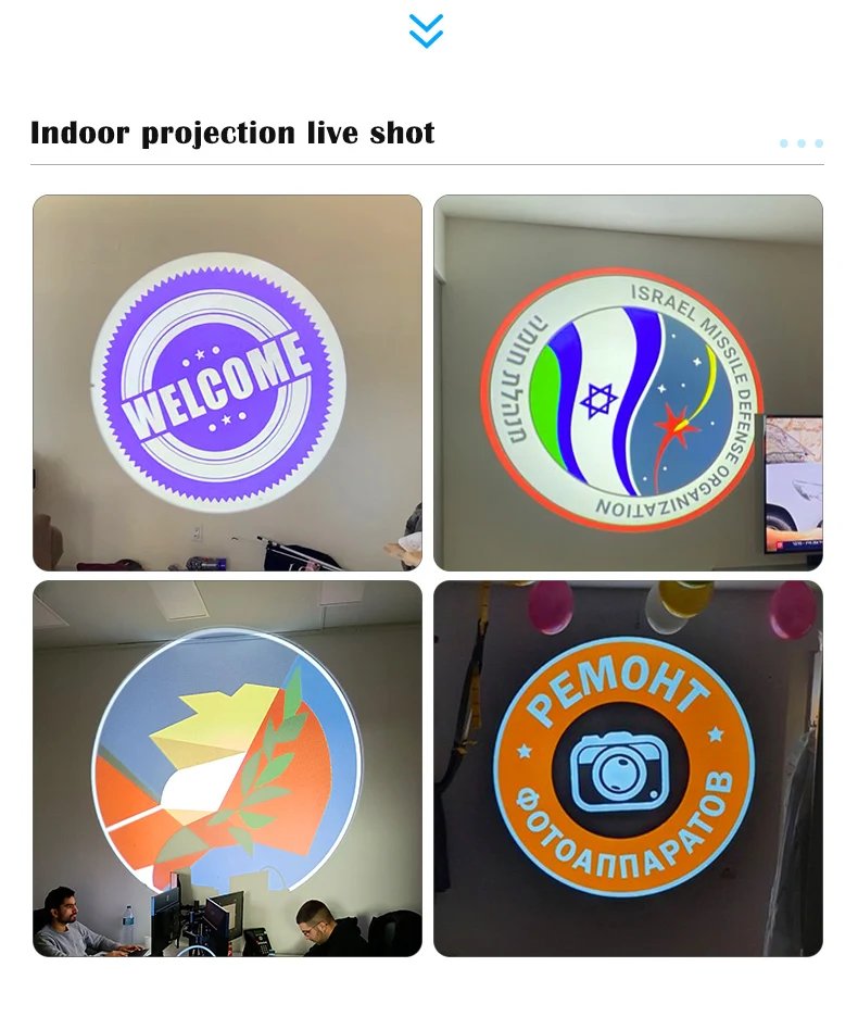 Custom Gobo Advertising Light Rersonnalisé Outdoor Waterproof IP67 Image Rotation Led Logo Projector On Shop Entrance Floor Custom Gobo Advertising Light Rersonnalisé Outdoor Waterproof IP67 Image Rotation Led Logo Projector On Shop Entrance Floor