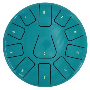 Titanium Steel Tongue Drum 8 Inch 11 Note Hand Pan Drum Children Mini Ethereal Drums Percussion Instrument Yoga Meditation Gifts