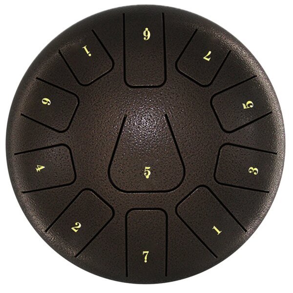 Titanium Steel Tongue Drum 8 Inch 11 Note Hand Pan Drum Children Mini Ethereal Drums Percussion Instrument Yoga Meditation Gifts - Image 3