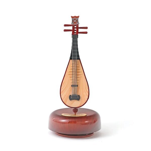 Rotating Music Box Guitar Violin Music Box Birthday Gift Girls' Festival Gift Creative Decorations In The Living Room Decor - Image 4