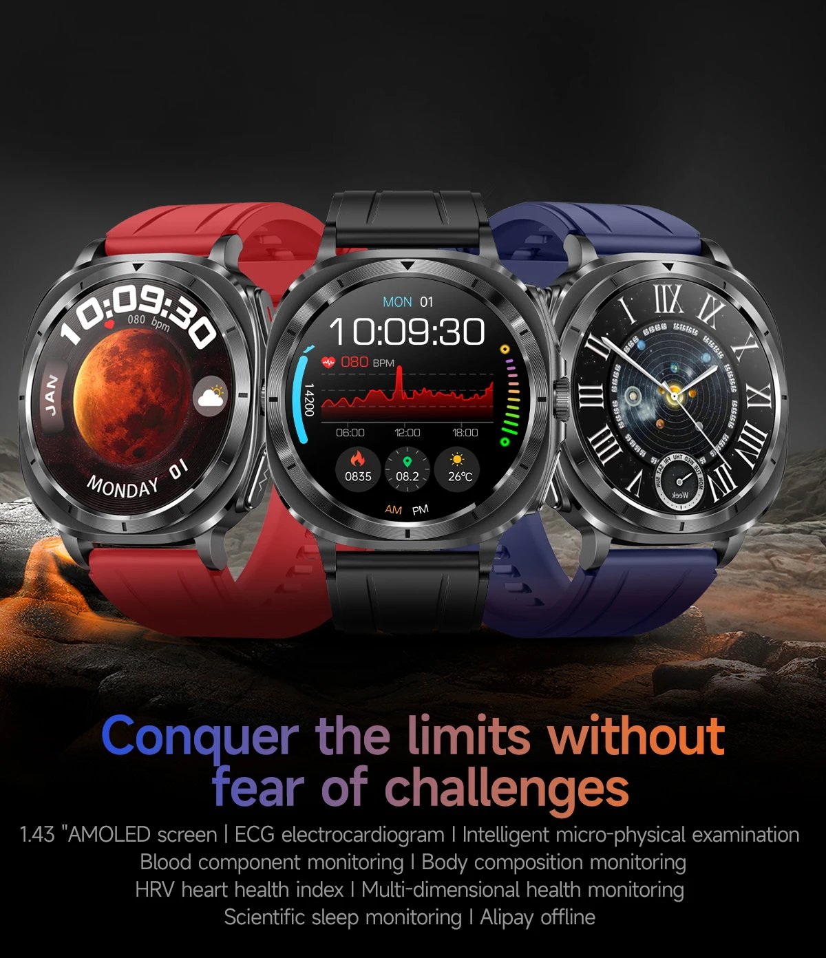 2025 New For Samsung Health Galaxy Watch 7 Ultra Smart Watch Uric Acid Blood lipids ECG+PPG Blood Pressure Heart Rate Smartwatch