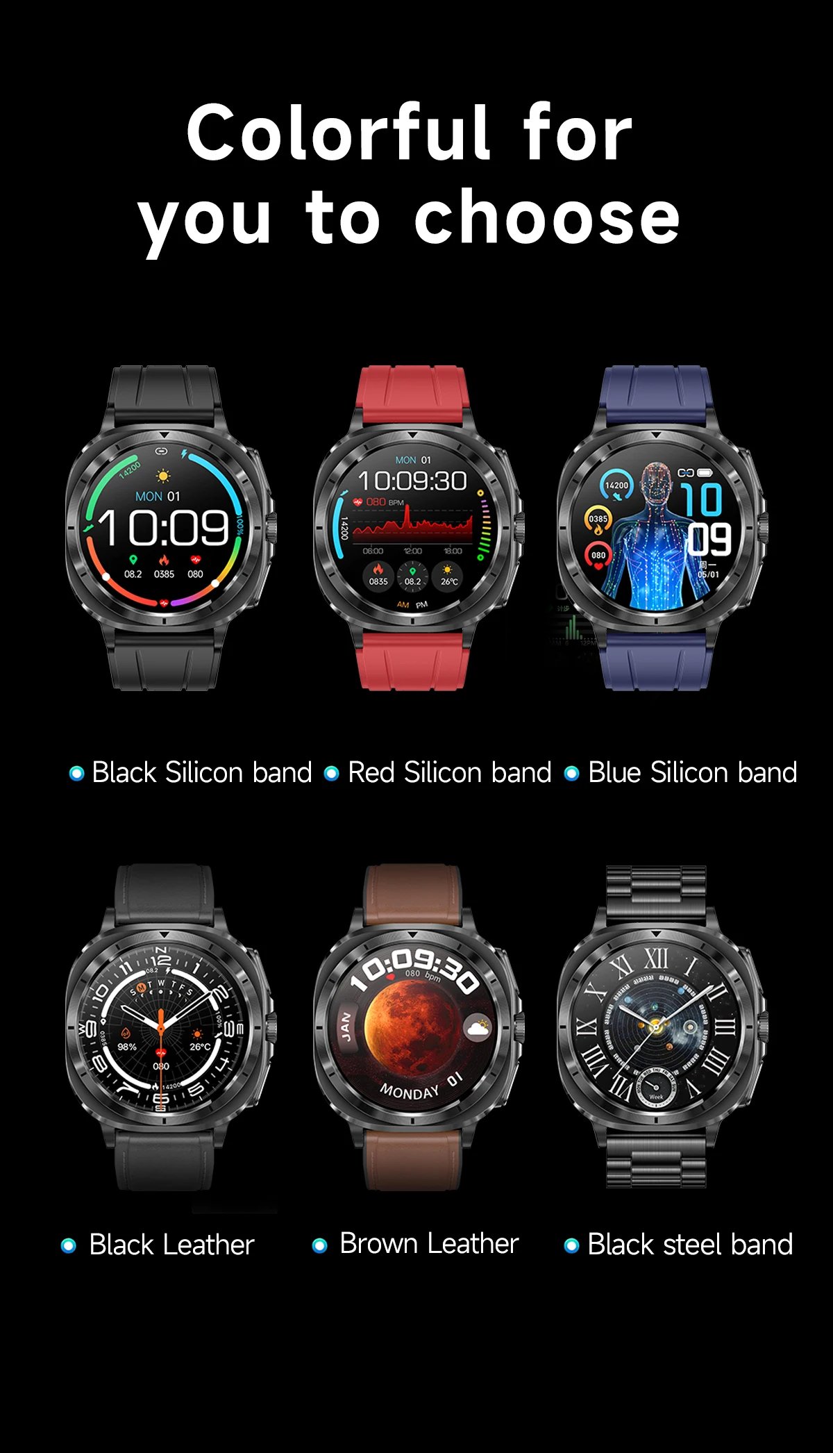 2025 New For Samsung Health Galaxy Watch 7 Ultra Smart Watch Uric Acid Blood lipids ECG+PPG Blood Pressure Heart Rate Smartwatch