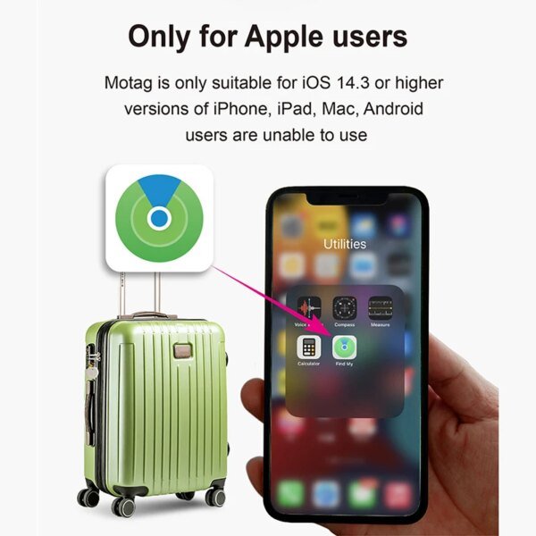 Locate Tracker Airtag Portable Locator Key Loss Prevention Waterproof Global Positioning for iPhone Google Find My Device 2025 - Image 6