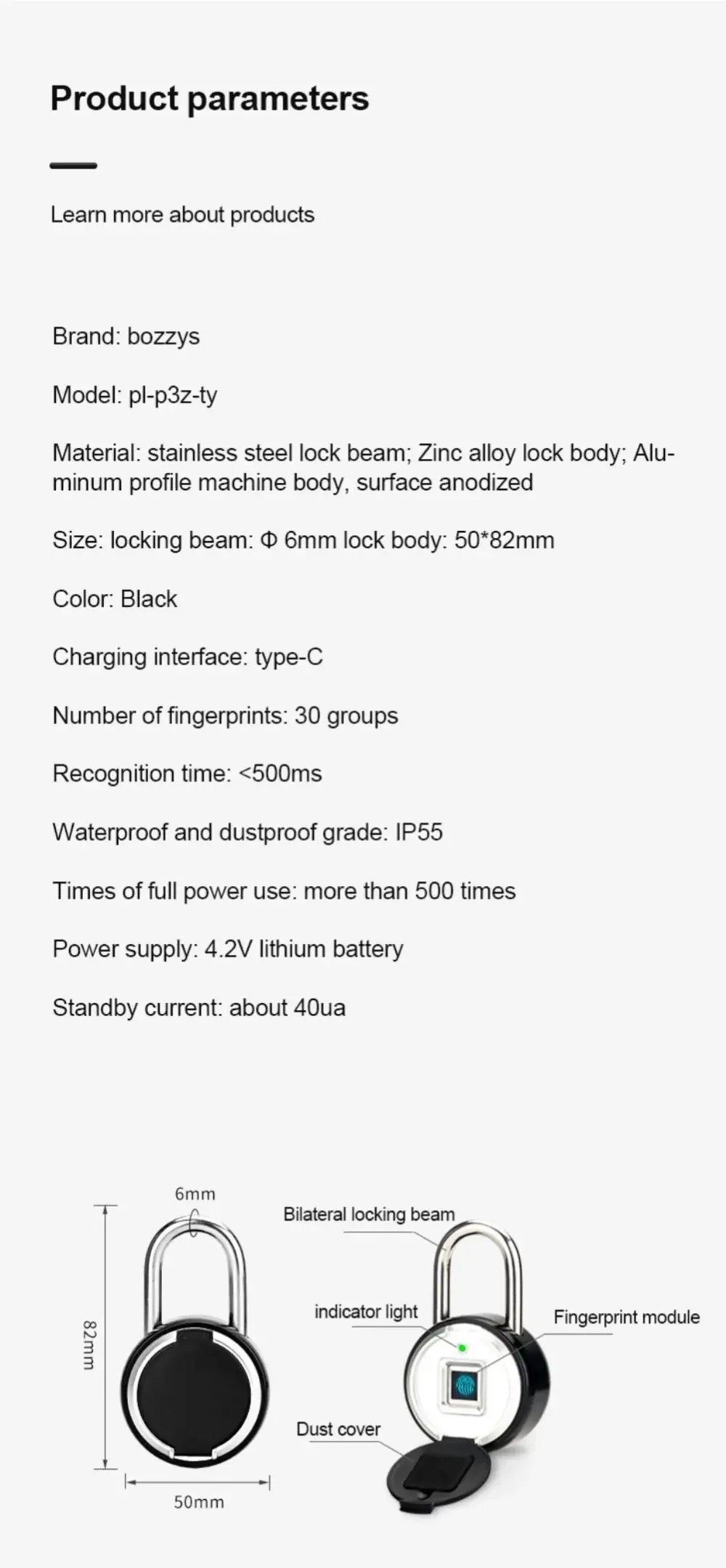 Tuya Smart Padlock Biometric Fingerprint Lock Waterproof Electronic Locks Smart Life APP Keyless Unlock Home Security Protection Tuya Smart Padlock Biometric Fingerprint Lock Waterproof Electronic Locks Smart Life APP Keyless Unlock Home Security Protection