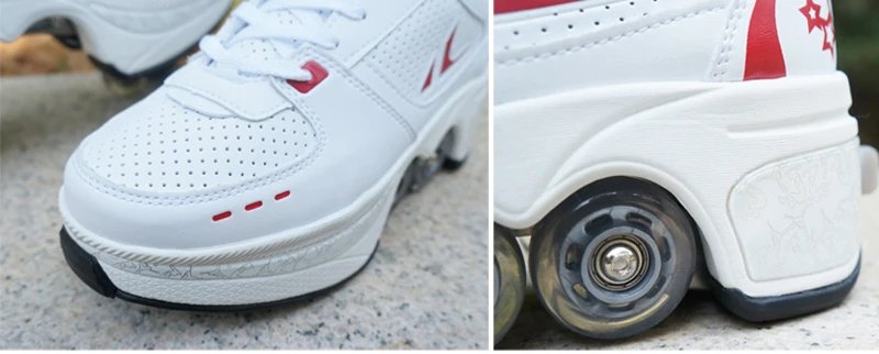 Kids Four-Wheel Roller Skate Shoes Casual Deformation Parkour Sneakers Skates Adult Stage personalized Sport Roller Skate Shoes Kids Four-Wheel Roller Skate Shoes Casual Deformation Parkour Sneakers Skates Adult Stage personalized Sport Roller Skate Shoes