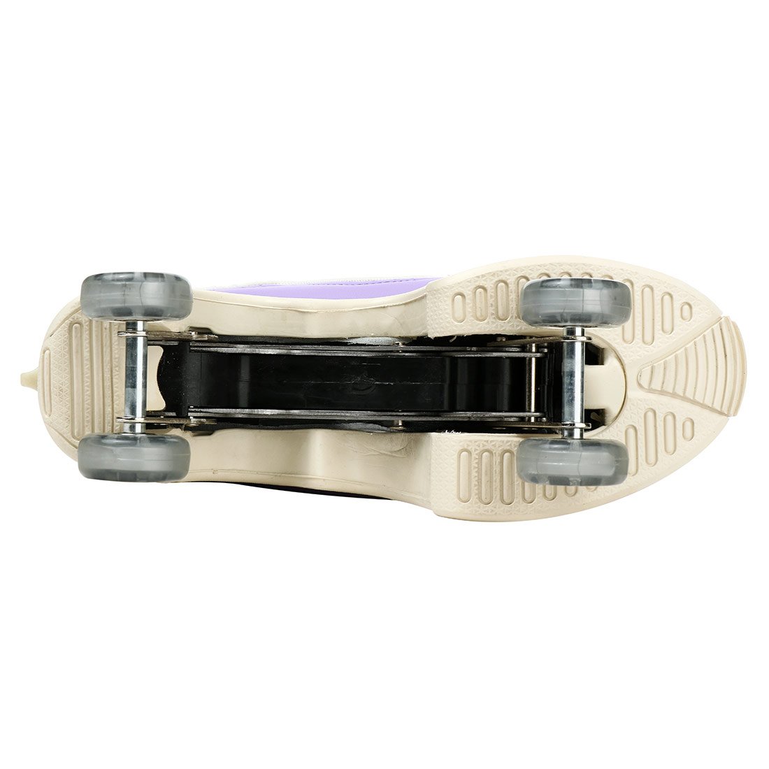 Size 40 41 Deformation Roller Skates Shoes Double Row 4-Wheel Skates Roller Shoes Dual-Purpose Roller Sneakers Wheels Shoes