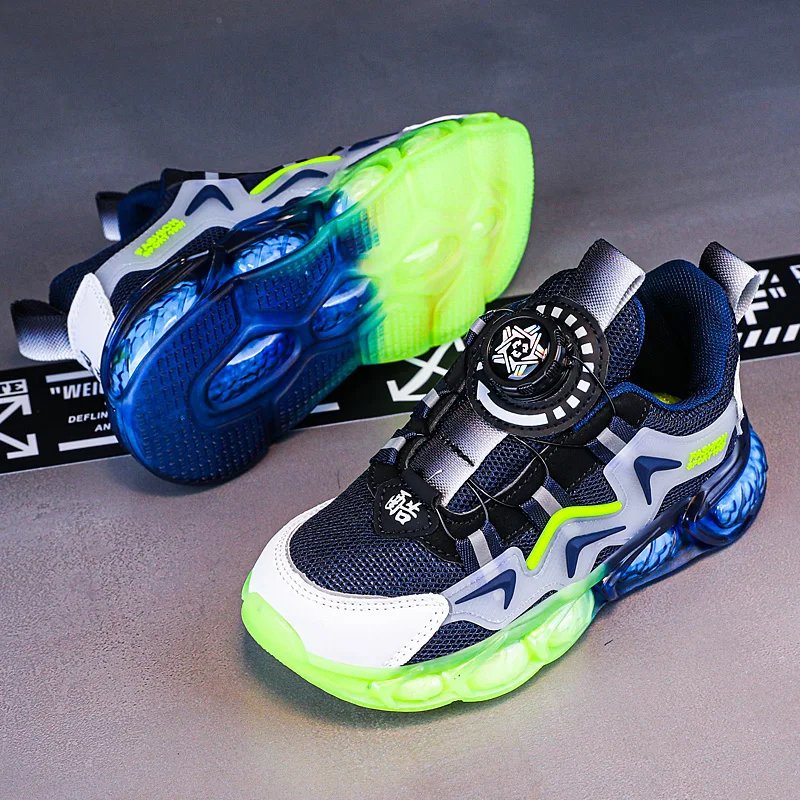 Childrens Sneakers Casual Mesh Breathable Flat Walking Shoes Fashion 2024 Trendy Girls Tennis Shoes Kids Sports Shoes for Boy