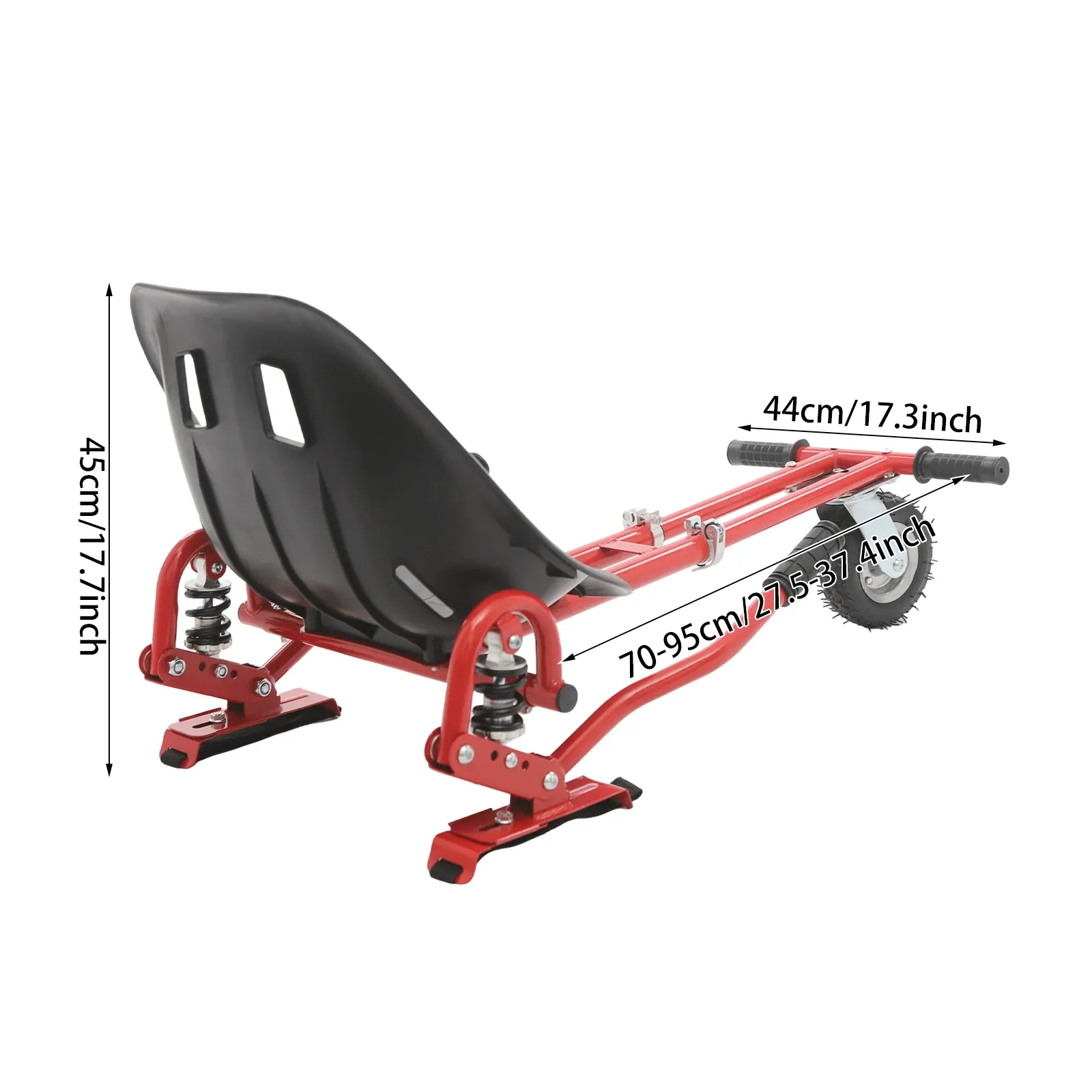 Hoverboard Seat Attachment Balancing Scooter Seat Attachment, Adjustable Hoverboard Seat Attachment