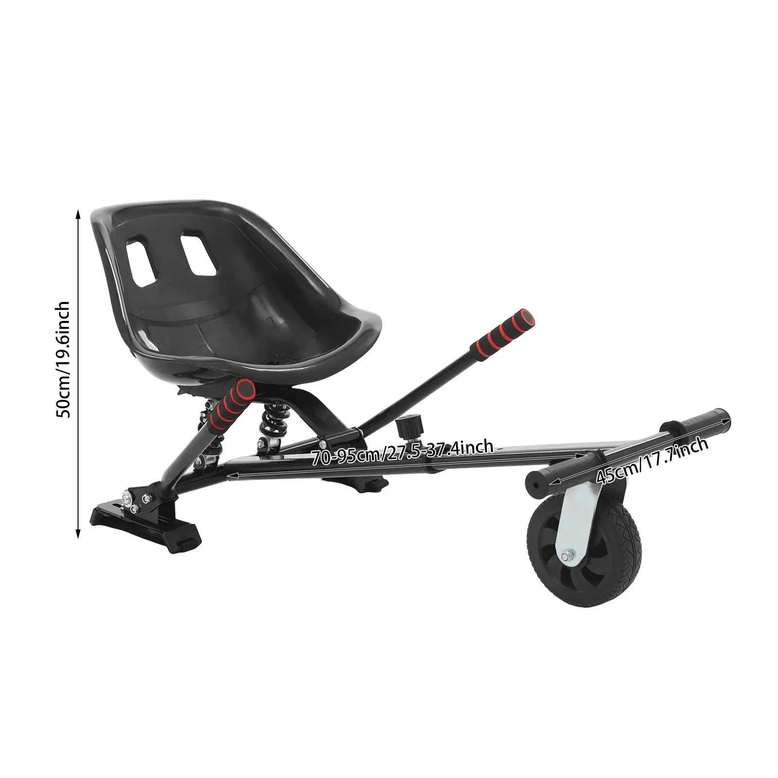 Hoverboard Seat Attachment Balancing Scooter Seat Attachment, Adjustable Hoverboard Seat Attachment
