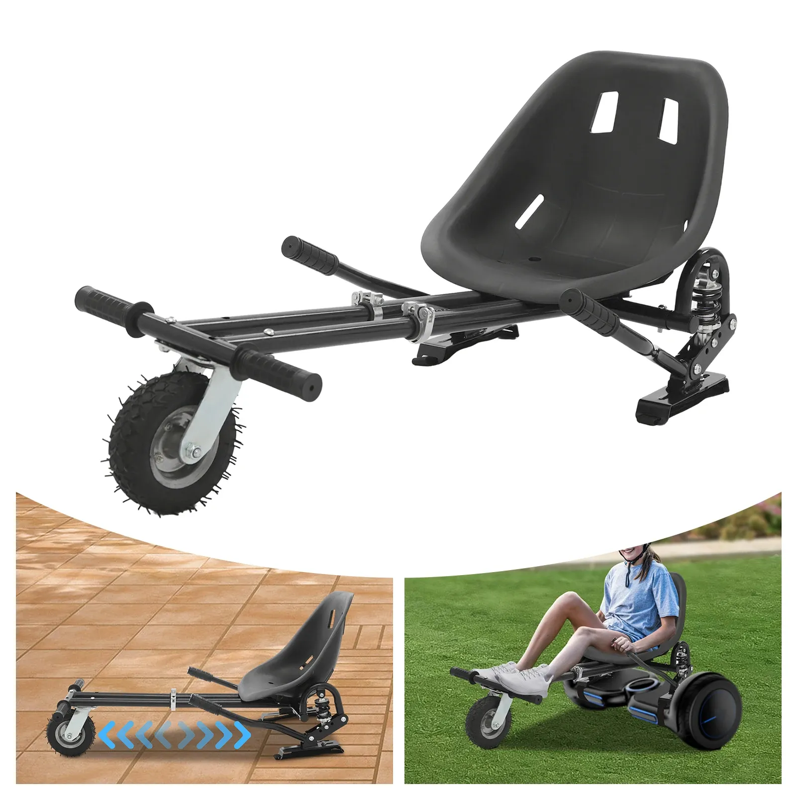 Hoverboard Seat Attachment Balancing Scooter Seat Attachment, Adjustable Hoverboard Seat Attachment
