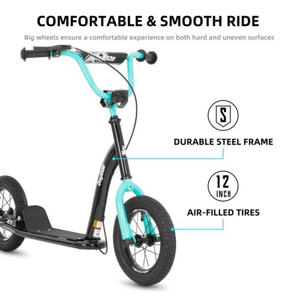 JOYSTAR Kick Scooter for Kids, Lightweight Kids Scooter with Adjustable Handlebar, Rear Drum Brakes, Scooter for Boys & Girls - Image 2