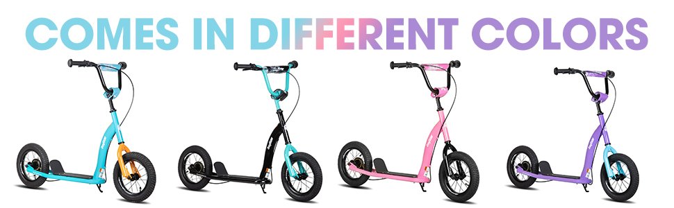 JOYSTAR Kick Scooter for Kids, Lightweight Kids Scooter with Adjustable Handlebar, Rear Drum Brakes, Scooter for Boys & Girls JOYSTAR Kick Scooter for Kids, Lightweight Kids Scooter with Adjustable Handlebar, Rear Drum Brakes, Scooter for Boys & Girls