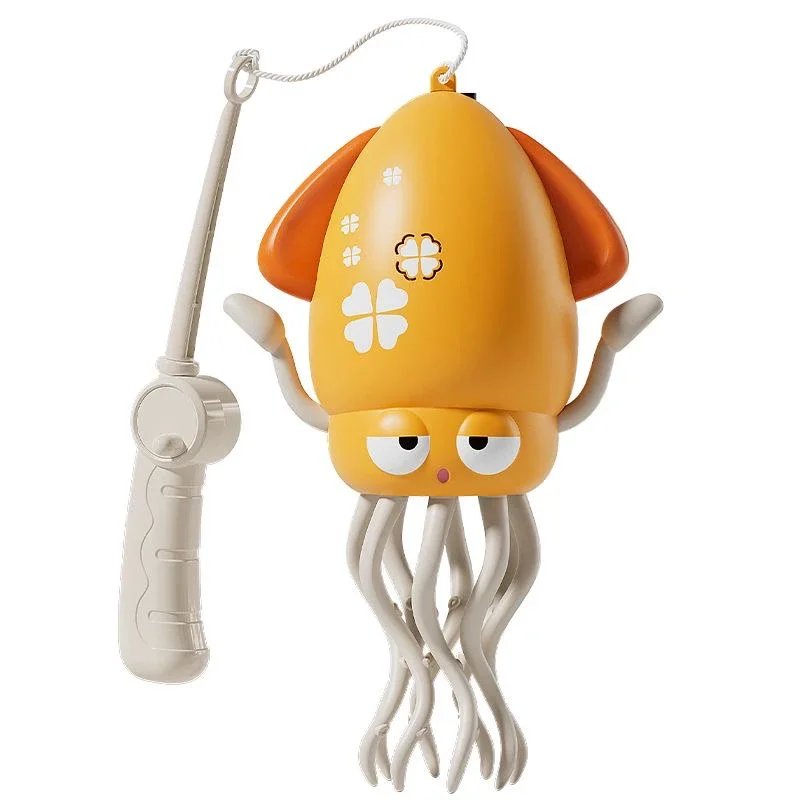 Electric Dancing Squid Toy Crawling Dancing Automatic Obstacle Avoidance Octopus Sensor Toy With LED Lights & Music