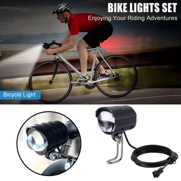 Waterproof 36-72V Headlight Front Light LED Light For Electric Scooter Ebike Electric Motorcycle Accessories X3Z0