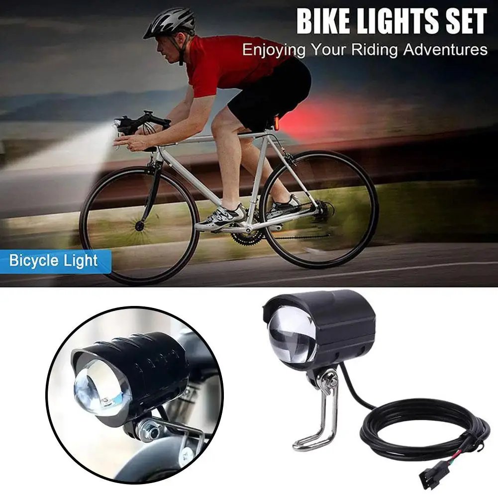Waterproof 36-72V Headlight Front Light LED Light For Electric Scooter Ebike Electric Motorcycle Accessories X3Z0