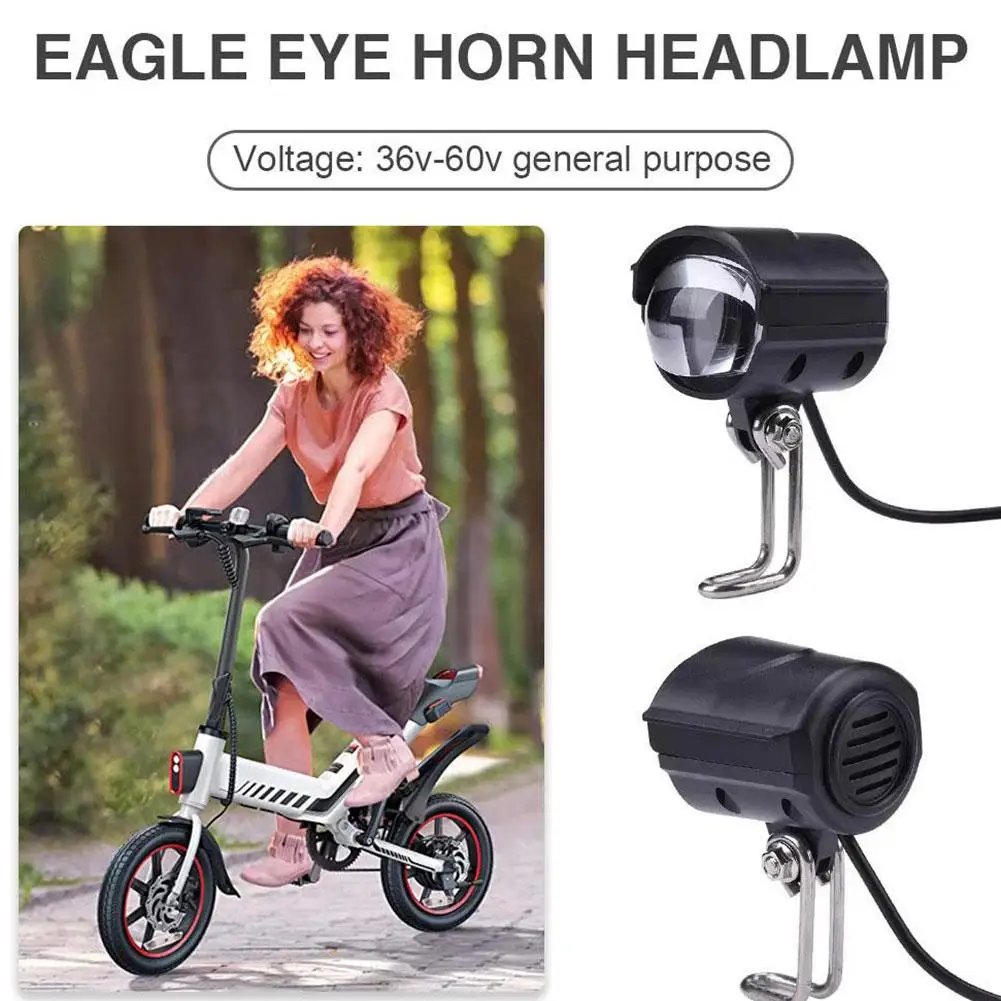 Waterproof 36-72V Headlight Front Light LED Light For Electric Scooter Ebike Electric Motorcycle Accessories X3Z0