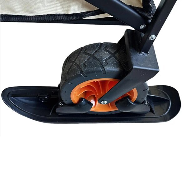Scooter Ski Sled 2 in 1 Snow Scooter Strollers Wheel Ski Sled Glider Snowboards for Cycling Bicycle Jogging Sports Outdoor Paths