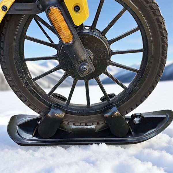 Scooter Ski Sled 2 in 1 Snow Scooter Strollers Wheel Ski Sled Glider Snowboards for Cycling Bicycle Jogging Sports Outdoor Paths - Image 2