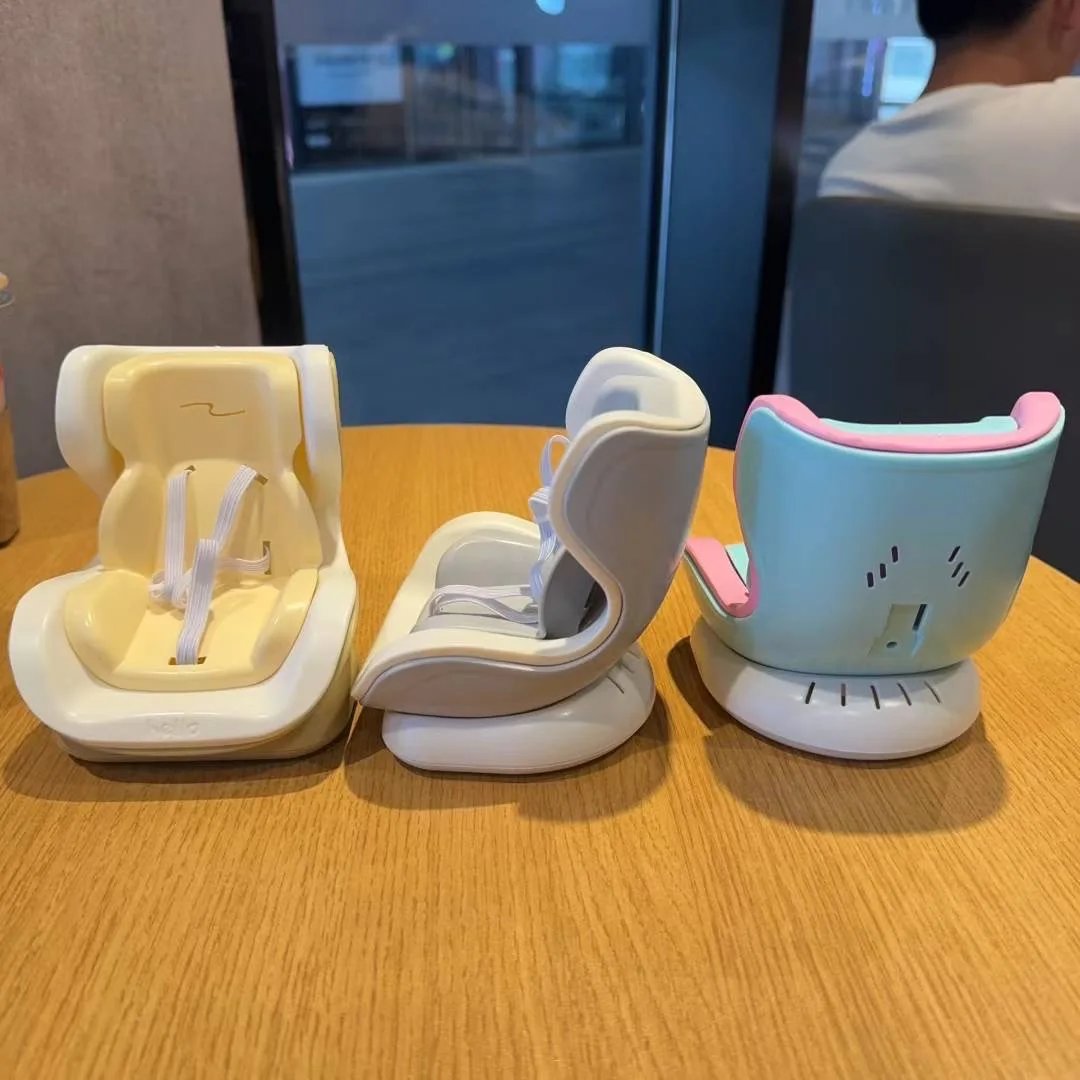 Labubu Chair Model Toy for Car Seat - Cute Safety Seat Decor, Creative DIY Gift (Fit for Labubu)