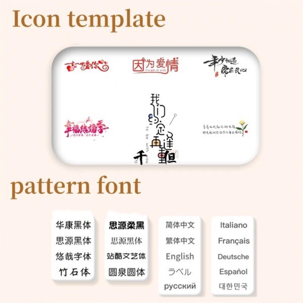 Mini Handheld Bluetooth Mobile Color Portable Wifi Printers Handheld Inkjet Ink Cartridge Tattoo Logo Picture Code Printer - Image 5