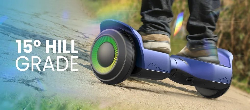 6.5''Self Balancing Hoverboard -All Terrain Hoverboard for Kids w/ LED Light&Bluetooth Speaker