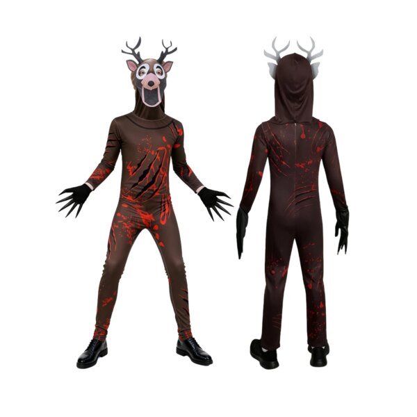 99 Nights In The Forest Deer Kids Cosplay Costume Animal Deer Cosplay Jumpsuit Halloween Party Costumes for adult childre girl - Image 4