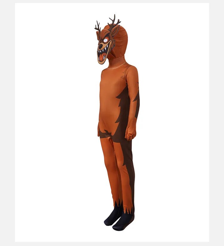 99 Nights In The Forest Deer Kids Cosplay Costume Animal Deer Cosplay Jumpsuit Halloween Party Costumes for adult childre girl