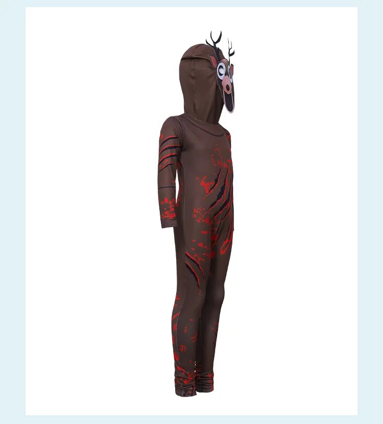 99 Nights In The Forest Deer Kids Cosplay Costume Animal Deer Cosplay Jumpsuit Halloween Party Costumes for adult childre girl