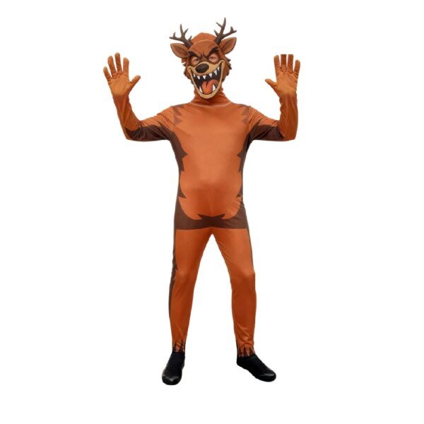 99 Nights In The Forest Deer Kids Cosplay Costume Animal Deer Cosplay Jumpsuit Halloween Party Costumes for adult childre girl - Image 2