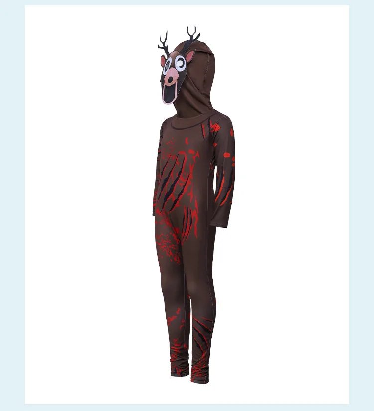 99 Nights In The Forest Deer Kids Cosplay Costume Animal Deer Cosplay Jumpsuit Halloween Party Costumes for adult childre girl