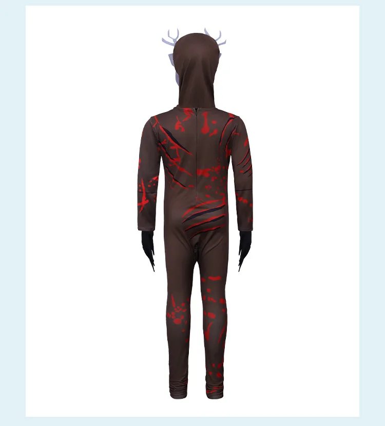 99 Nights In The Forest Deer Kids Cosplay Costume Animal Deer Cosplay Jumpsuit Halloween Party Costumes for adult childre girl