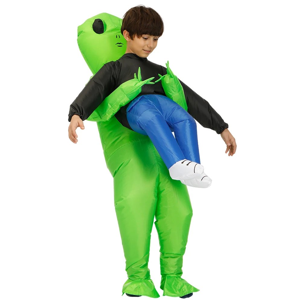 Alien inflatable suit Alien Monster Inflatable Costume Scary Green Alien Cosplay Costume For Adult  Party Festival Stage
